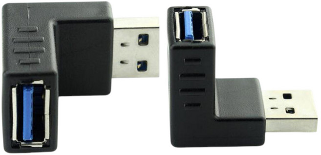 USB 3.0 轉接頭, 1個, 40-745-01(上彎)