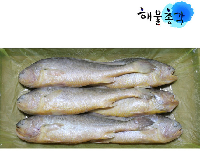 해물총각 부세조기 6마리 1박스, 3.4kg