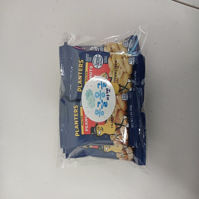 몽글몽글마켓 플랜터스 솔티드 피넛 10개입, 1세트, 28g