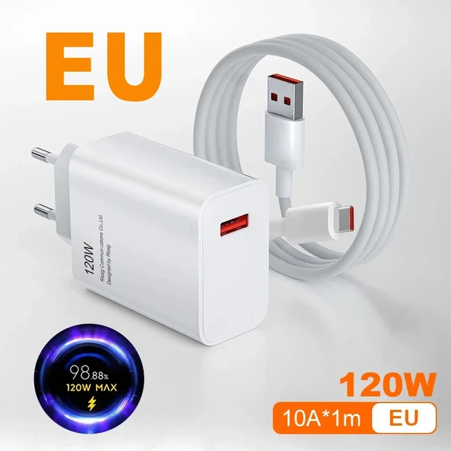 Xiaomi 기존 충전기 터보 고속 120W EU Hypercharge Gan 어댑터 Redmi Note 11 12 13 Pro Plus 5G Mi 14 케, 01 CHINA, 02 EU Charger And Cable