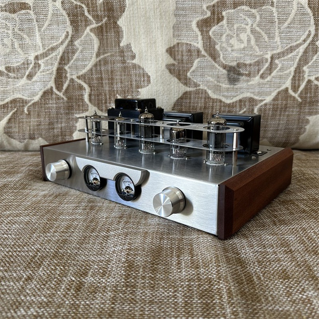 진공관앰프 6P1 진공관 앰프 자작키트 DIY, 6P1 듀얼 내장 완제품, 기본 색상