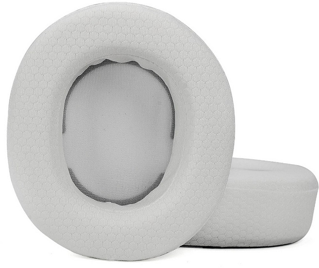 아크티스 노바프로 노바7 3 1 헤드폰용 부드러운 통풍 이어 쿠션 쉽게 청소 가능, 하얀색