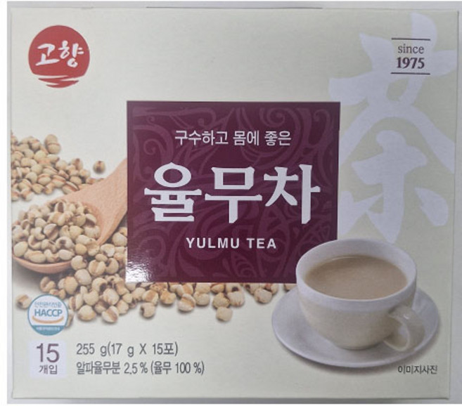 고향 율무차 15개입, 17g, 3개