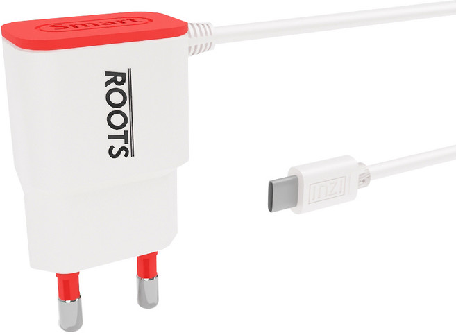 루츠 국내생산 C타입 일체형 충전기 군부대 충전기, 화이트, 1개