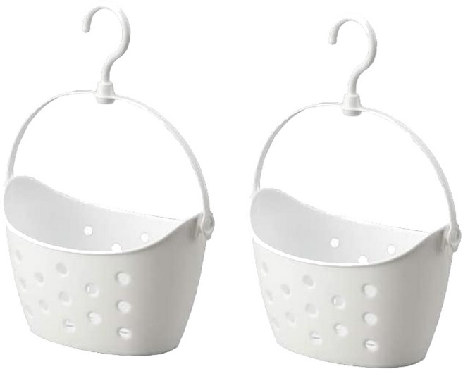 이노마타 걸이형 욕실바구니(타원형), 2개