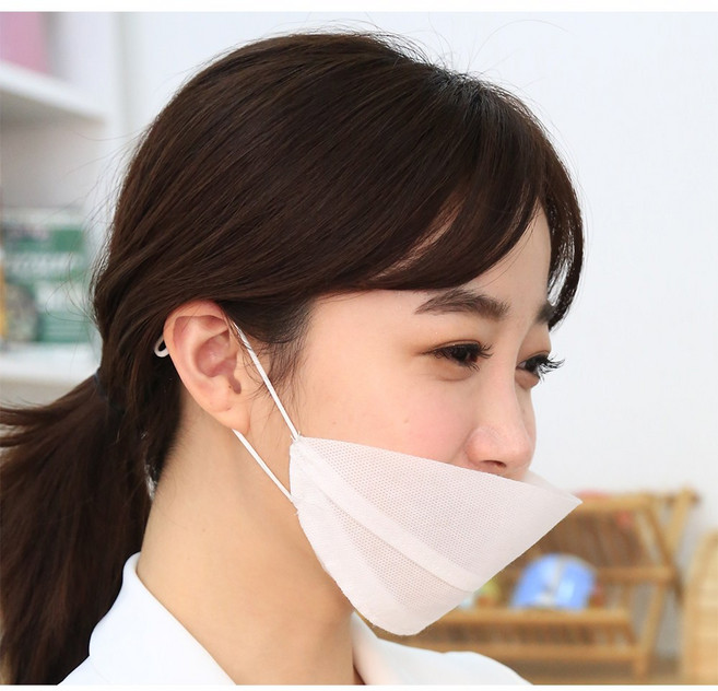 위생마스크 1회용 센스 마스크 투명형 및 쉴드형, 쉴드형(불투명형), 1개, 20개입