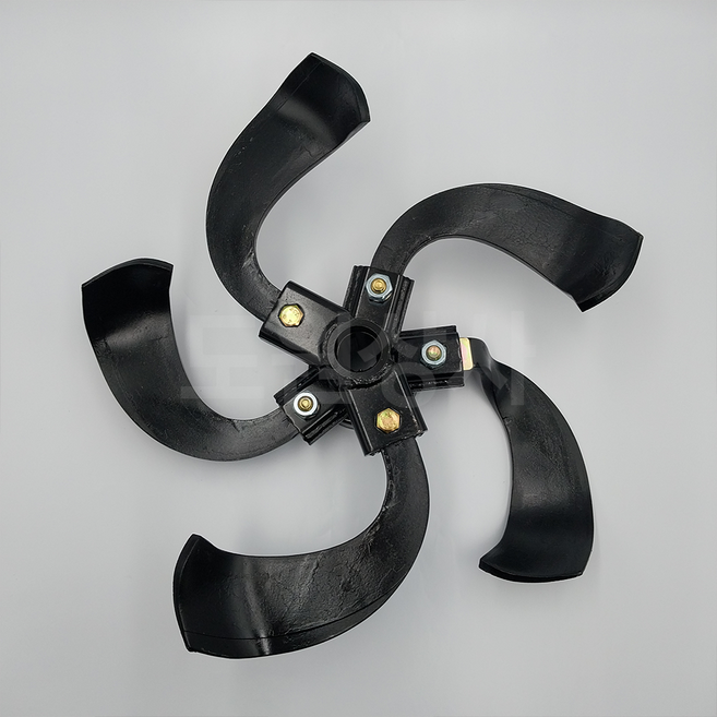 아세아 관리기 부품 구굴날 구굴기 5발 좌우세트 고랑30cm, 1세트