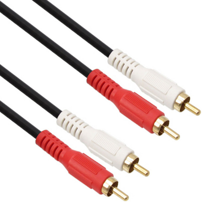 넷메이트 2RCA to RCA 2선 케이블 20m NMA-2R200M, 1개