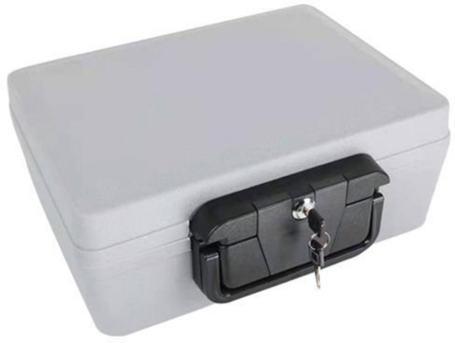 방화 금고 내열 금고 서류 비밀함 방수 가정용 암호함 39*29*16cm, 그레이, 39*29*16cm [휴대용 내화 방수]