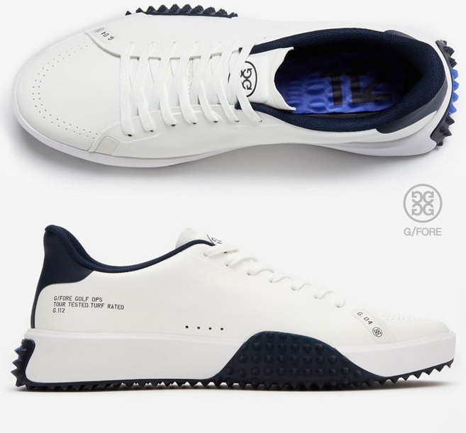 지포어 G.112 PU 레더 심리스 신세틱 스파이크리스 골프화 S.TW