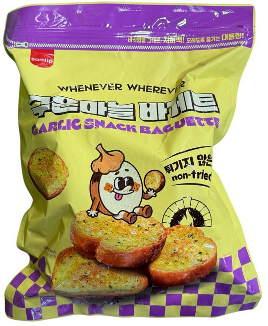 삼립 구운마늘 바게트 800g 마늘맛 스낵, 1개