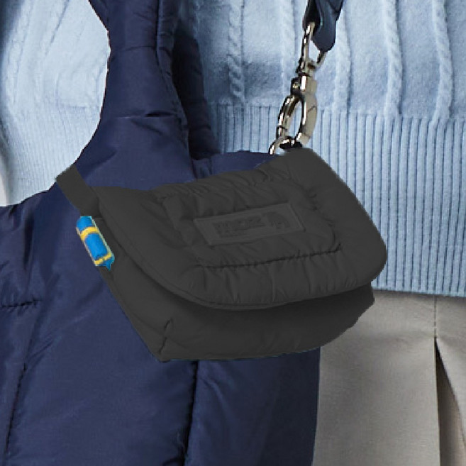 moz瑞典 駝鹿 Light mini 空氣 雲朵包(黑)