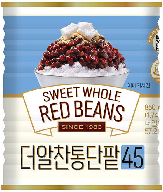 화과방 대두식품 더알찬통단팥45, 850g, 3개