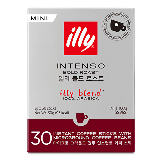 일리 볼드 로스트 원두커피스틱 미니, 1g, 30개입, 1개