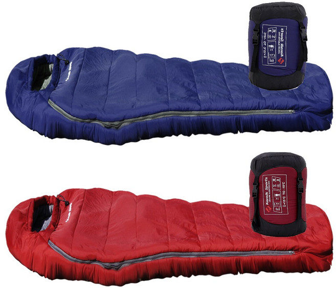 미라클 포근한 요람형 캠핑 침낭 휴대용 이불, 네이비, 1개, 프리미엄침낭