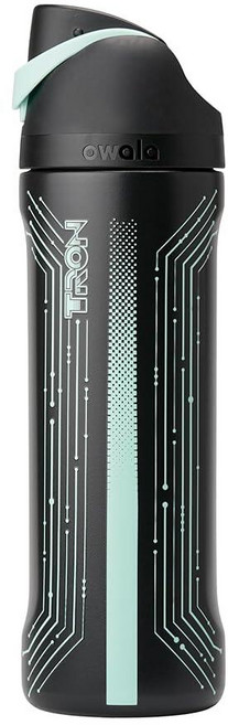 Owala 해리 포터 FreeSip 단열 스테인리스 스틸 물병 빨대 포함 BPA 프리 스포츠 여행에 적합 709.8ml(24온스) 래번클로 390482, Tron, Tron