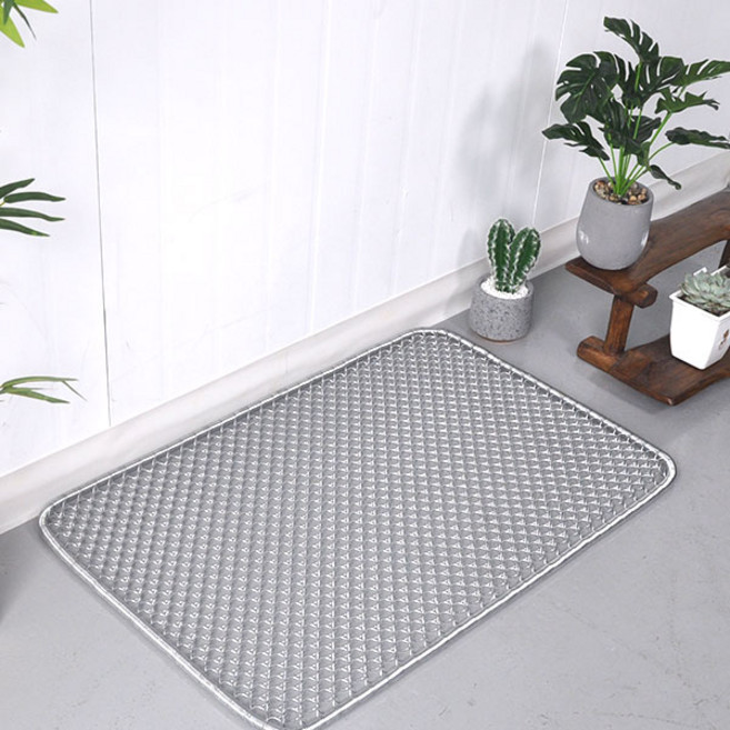 고급 스프링 철매트 아연철매트 공장발판 출입구발판 먼지제거 현관매트, 1개