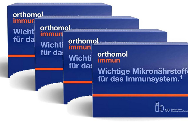 오쏘몰 이뮨 드링킹 앰플 타블렛 Orthomol immune, 30회분, 4개