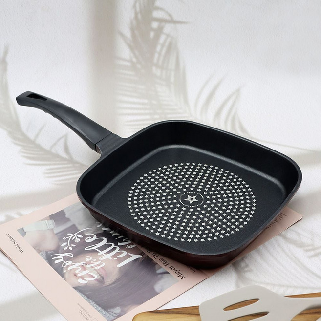 코팅 후라이팬 그릴팬 고기불판 가스레인지용 28cm 퀸센스 계란말이팬, 1개