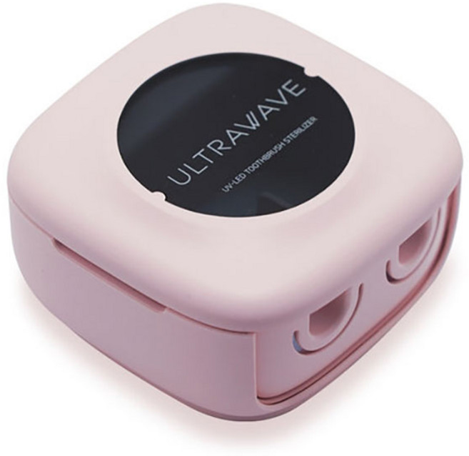 울트라웨이브 2인용 가정용 무선 칫솔살균기 UVC FDA승인, TS-22 핑크, 핑크, TS-22