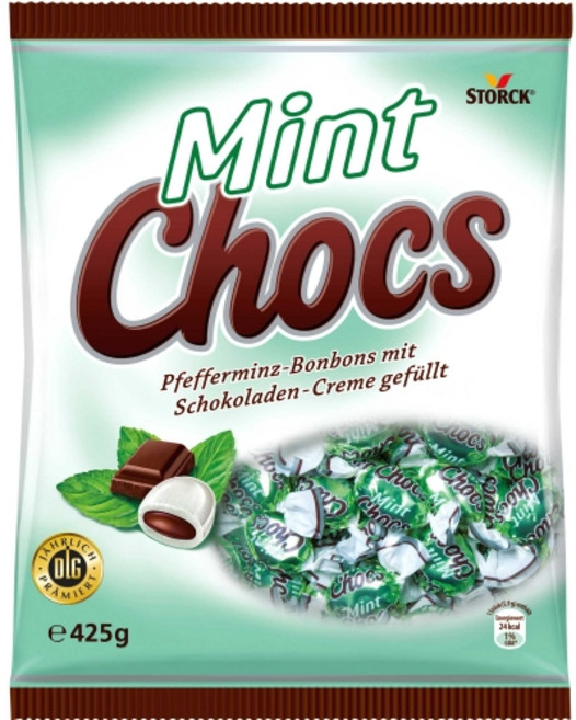 스톡 민트 초코 캔디 425g, 1개