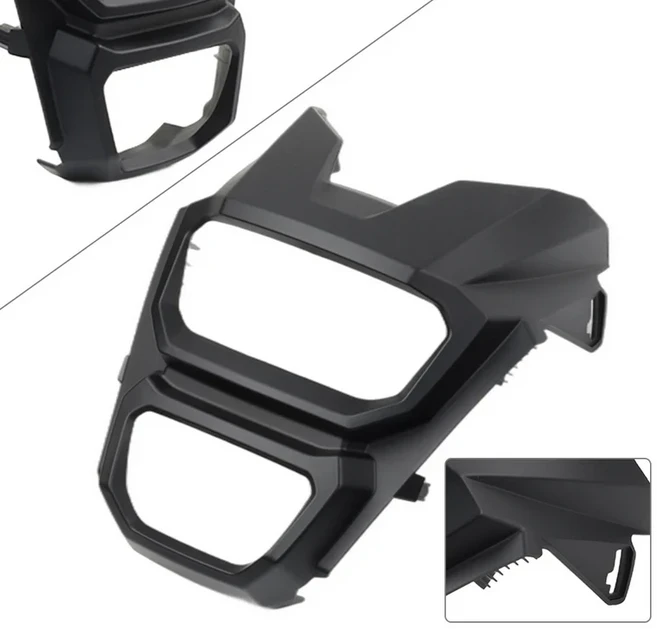 [호환] 혼다 GROM MSX125 먼지 자전거용 오토바이 헤드라이트 하우징 커버 페어링, 01 Matte Black