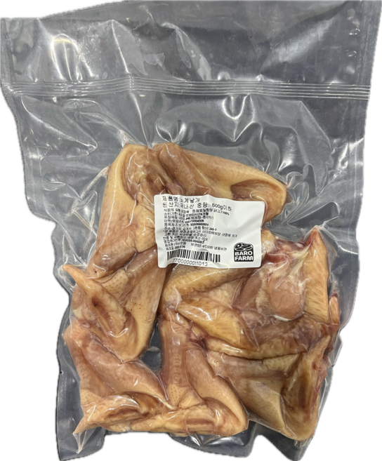 노계 날개 바로팜 치킨윙 hard chicken wing Thailand Vietnam Gai 까이 삑끄랑, 1개, 600g