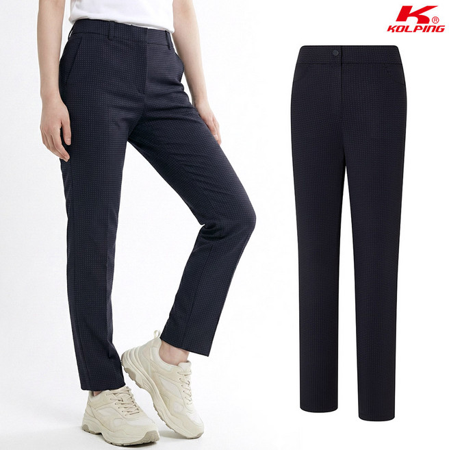 콜핑 여성 여름 스트레치 은은한 패턴 등산 바지 KSC985SP7W