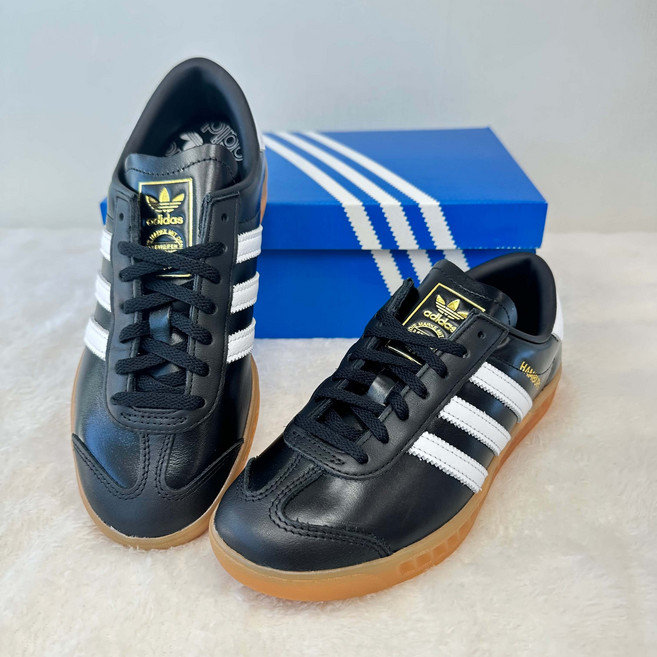 아디다스 함부르크 OG 삼바 클래식 스니커즈 검흰 데일리 남성 여성 운동화