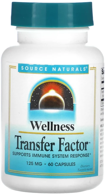 Source Naturals Wellness 트랜스퍼 팩터 125 mg 60 캡슐, 1개, 60정 - 쿠팡