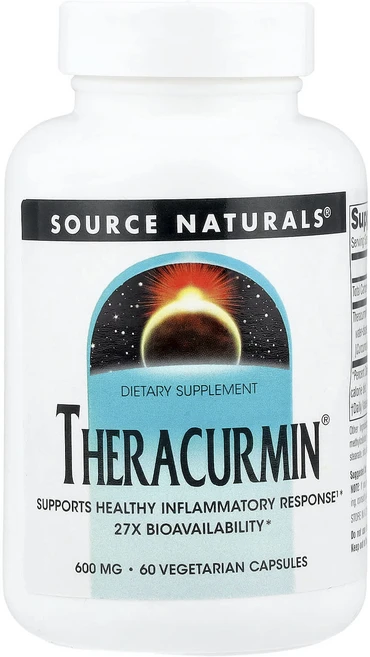 소스내추럴스 테라큐민 600mg 베지캡슐 60정, 4개 - 쿠팡