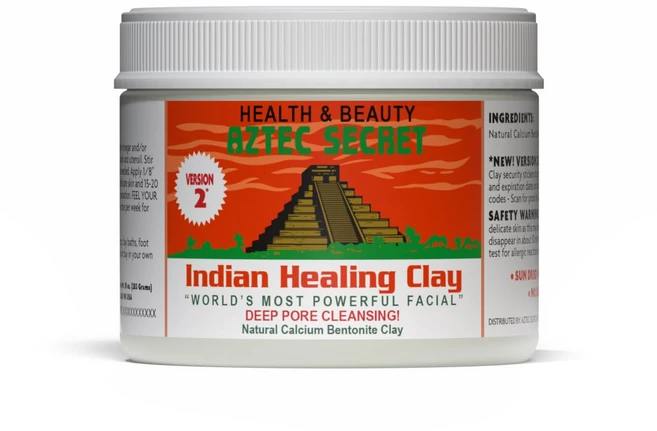 아즈텍 시크릿 - 인디언 힐링 클레이 10온스 병 딥 포어 클렌징 페이셜 & 바디 마스크 오리지널 100% 천연 칼슘 벤토나이트, 10 Ounce (Pack of - 쿠팡
