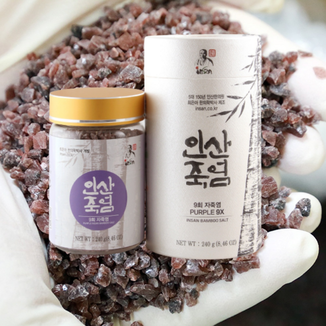 Insan 자죽염 고체, 240g, 1개