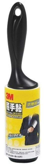 3M 衣物用棉絮黏把 836R-30，輕鬆去除毛髮灰塵，保持衣物潔淨, 1個