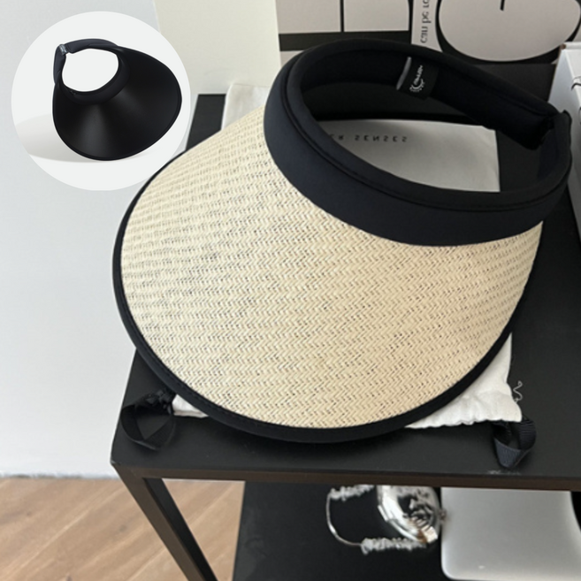 썬라이트 썬캡 여자 라탄 등산 썬바이저