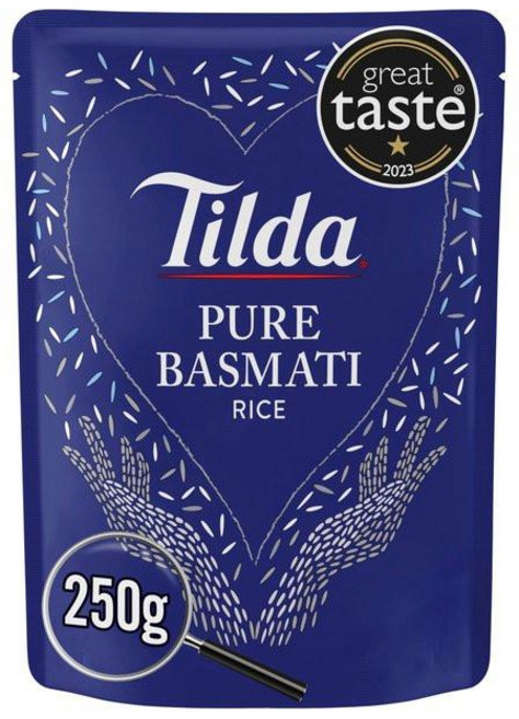 Tilda 틸다 마이크로웨이브 퓨어 바스마티 라이스, 6개, 250g