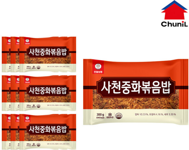 [자연맘스토리] 천일 사천중화 볶음밥 300g x 10개