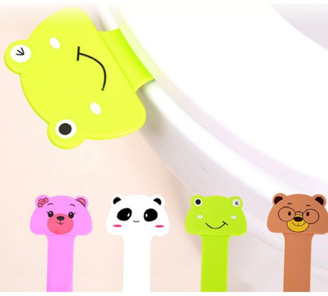 동물 캐릭터 위생 변기 손잡이 색상랜덤 1개