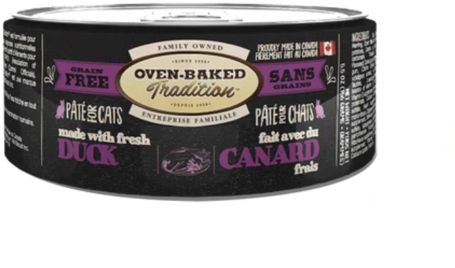 Oven Baked 烘焙客 無穀主食貓罐系列, 156g, 12個, 嫩煎鴨胸