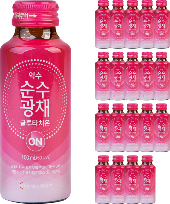 익수제약 순수광채 글루타치온 콜라겐, 20개, 100ml