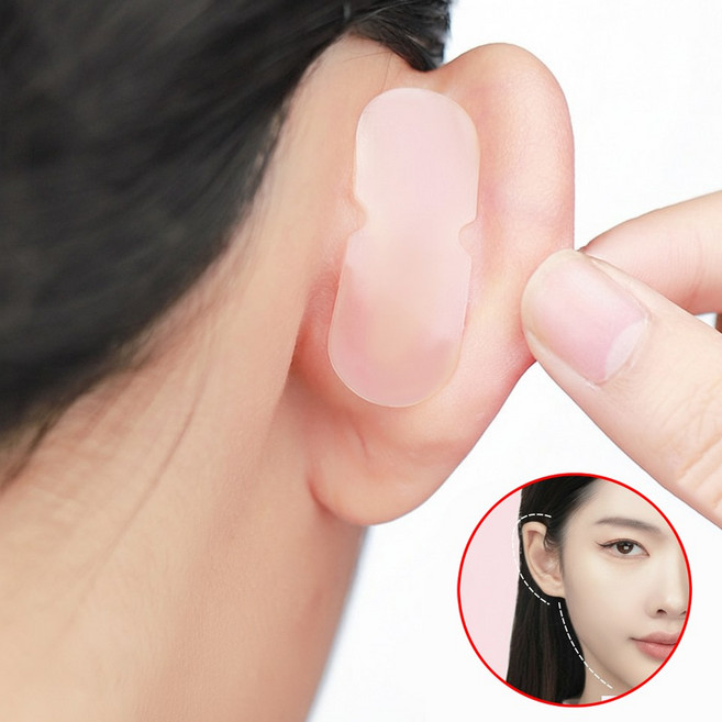 누운귀 테이프 30P 누운 귀 세우는 패치 엘프 요정 만들기 투명 실리콘 밴드 셀프 필러, 30개