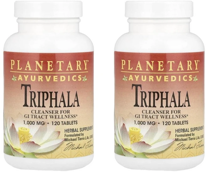 플래네터리 허벌스 아유르베딕 트리팔라 Planetary Herbals Ayurvedics Triphala 120정, 2개 - 쿠팡