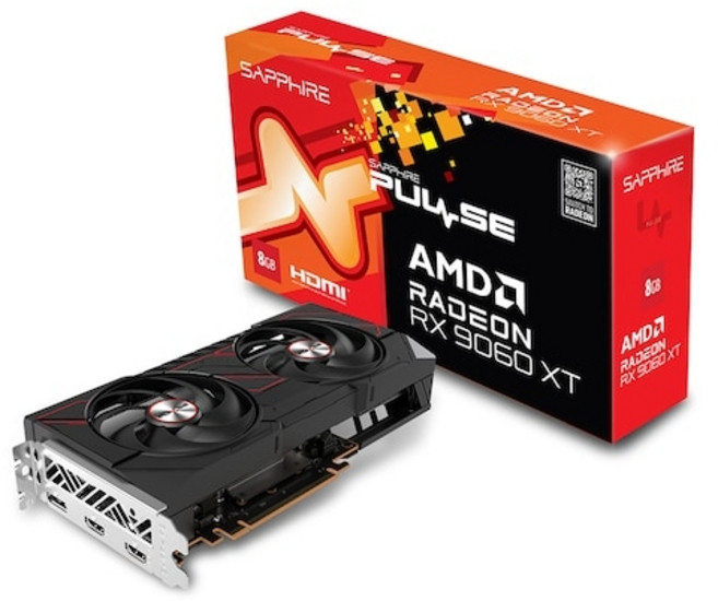 SAPPHIRE SAPPHIRE 라데온 RX 9060 XT PULSE OC D6 8GB