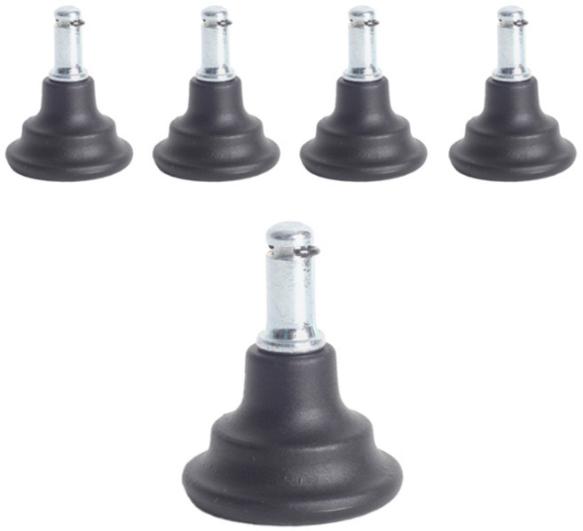 고정바퀴 고정발 5P 고정발굽 이동의자 고정의자 고정발(굽) & 고정발(원형), 고정발굽 5P