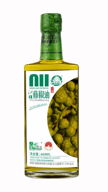 麻香嘴藤椒油 川蜀風味 麻辣鮮香 提升料理層次, 1個, 468ml