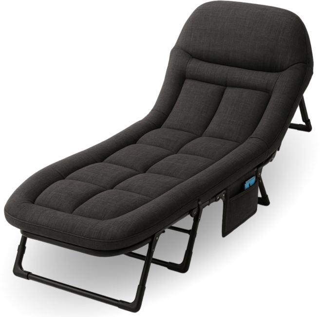 편안한 1인용 접이식 침대 싱글 무설치 사무실