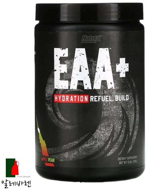 NutrexResearch EAA 하이드레이션 애플 페어맛 390g, 1개 - 쿠팡