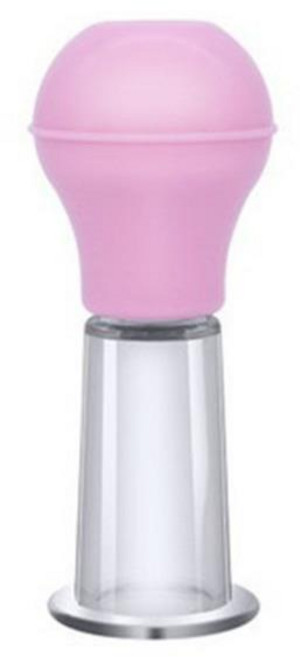 괄사 튼튼넥 림프순환마사지 도자기 괄사 고무 얼굴 마사지 컵 PVC 부항 진공 피부 리프팅 핑크 블루 스, 1개