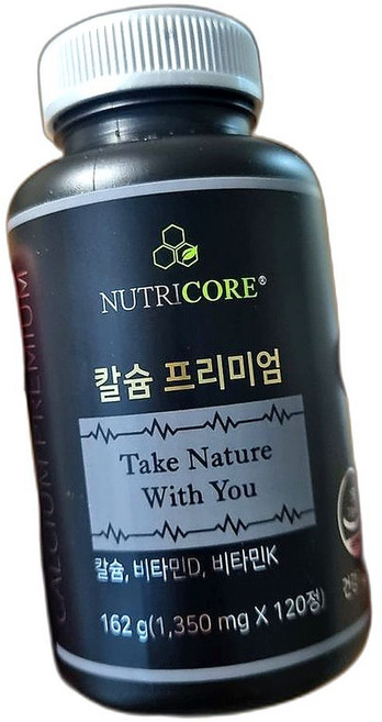 칼슘 보충 필수 영양제 뼈 건강 강화 임산부 전용 프리미엄 뉴트리코어 칼슘제 120정 1개
