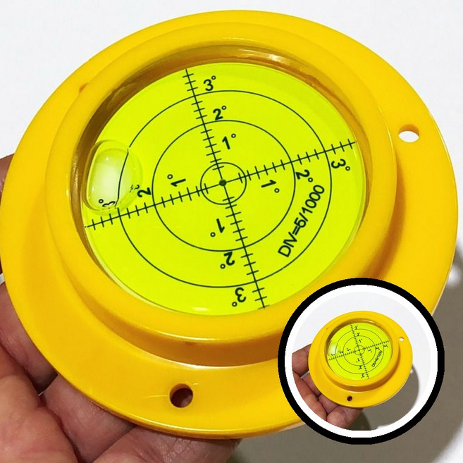 수평계 수평기 레벨 고정형 원형 레벨링 도구 TLj07798 z18+394Lv